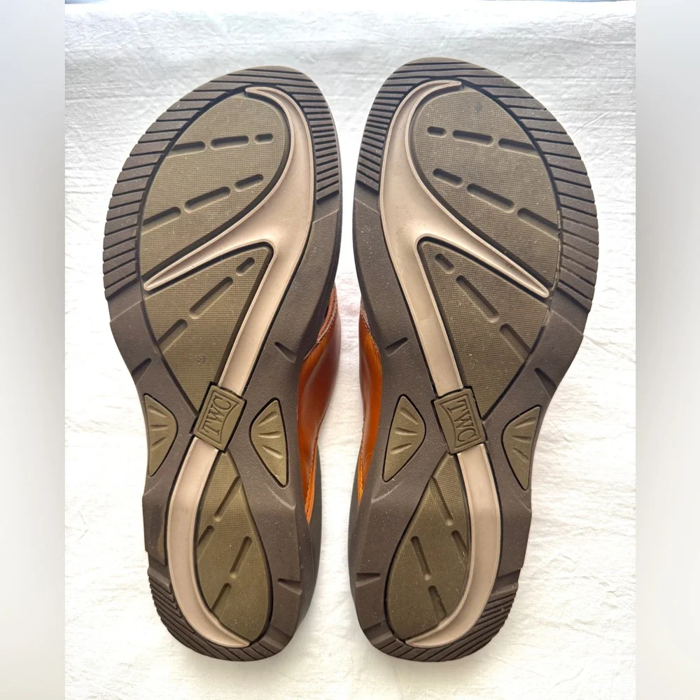 Abeo Balboa Sandals - Carmel Brown with Metatarsal Support - Size 7.5